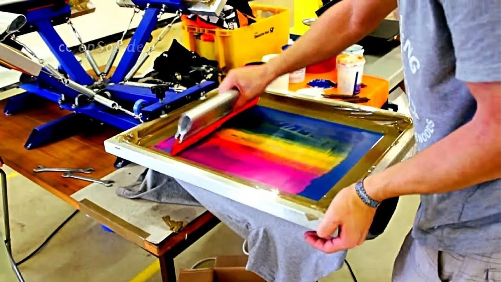 Screen Printing Visual